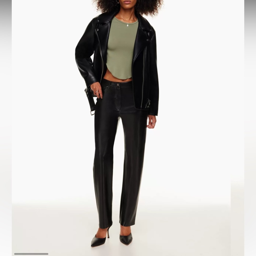 Aritzia Melina leather pants